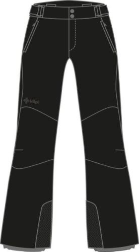 Dámské lyžařské kalhoty Kilpi ELARE-W Černá