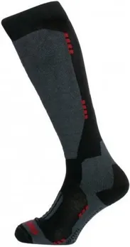 BLIZZARD Wool Performance ski socks, black/wine red BLIZZARD Wool Performance ski socks, black/wine red