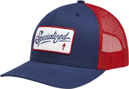 Specialized Script Trucker Snapback Hat Red/White/Blue