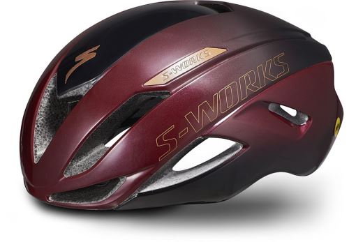 Specialized S-Works EVADE II with ANGI 2022 Gloss Maroon/Matte Black