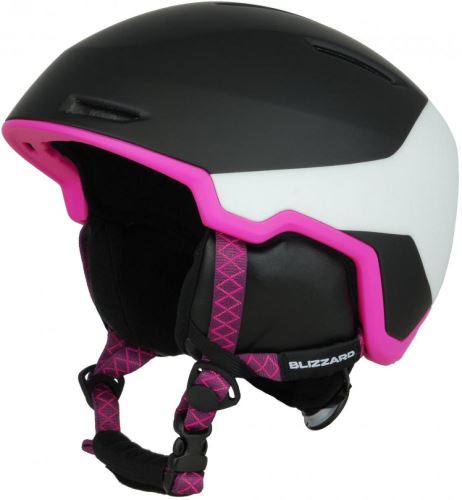 BLIZZARD Viva Viper ski helmet, black matt/white matt/magenta matt - 55-59cm