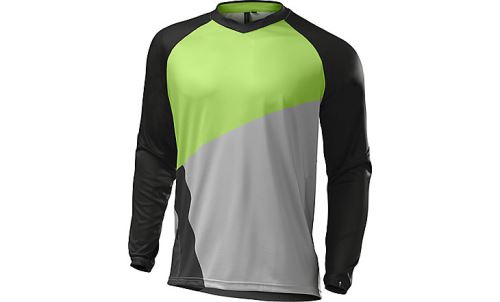 Specialized Demo Pro Long Sleeve Jersey 2017 Monster Green/Grey