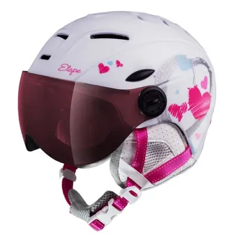 Etape dětská lyžařská přilba RIDER PRO bílá mat - vel. 53-55 cm