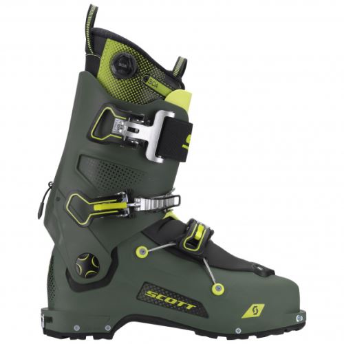 SCOTT Freeguide Carbon Military Green/Yellow