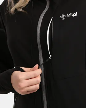 Dámská nemembránová softshellová běžecká bunda Kilpi BALEO-W Černá