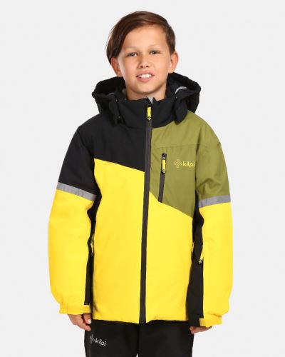Chlapecká lyžařská bunda Kilpi FERDEN-JB Žlutá