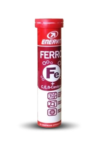 ENERVIT FERRO - 20 šumivých tablet -  pomeranč