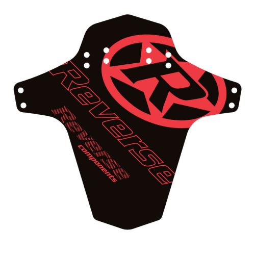 Blatník přední Reverse MudGuard Logo Black / Red