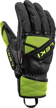 Leki WCR Venom DH 3D, black-ice lemon