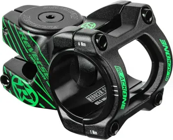Představec Reverse Black One D-2 35 mm Black / Green + čepička, šroub