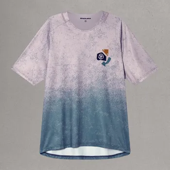 Endura dres s krátkým rukávem Singletrack Print Tee Titanium