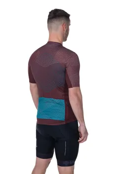 Pánský cyklistický dres Kilpi NERITO-M Tmavě Červená