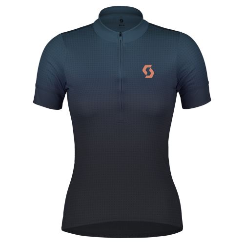 Dámský cyklistický dres SCOTT Endurance 15 kr. rukáv Metal Blue/Dark Blue