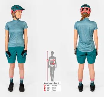 Endura dámský dres Hummvee Ray s krátkým rukávem Nefritová