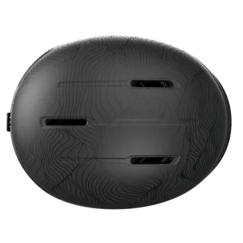 Lyžařská helma SCOTT Track Plus Granite Black/Holo Grey
