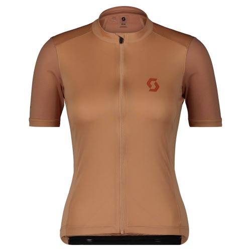 Dámský dres SCOTT Endurance 10 kr. rukáv Rose Beige/Braze Orange