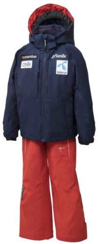 Phenix Norway Alpine Ski Team Replica Two-Piece Suits (Sponsor badge) Navy/Red