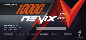 Dárkový poukaz na sportovní program v hodnotě 10 000 Kč Dárkový poukaz na sportovní program v hodnotě 10 000 Kč