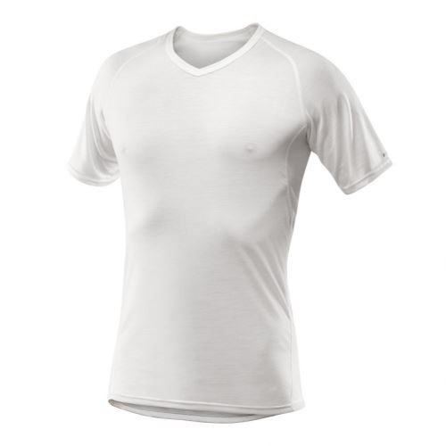 Devold Breeze Man T-Shirt V-Neck Offwhite/Antracite