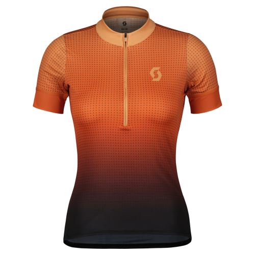 Dámský cyklistický dres SCOTT Endurance 15 kr. rukáv Rose Beige/Braze Orange