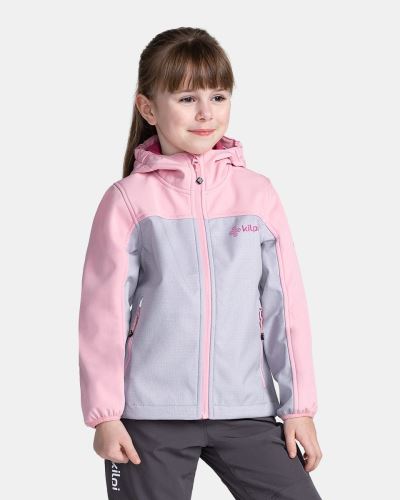 Dívčí softshellová bunda Kilpi RAVIA-J Světle Růžová