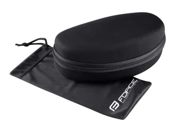 Brýle FORCE CREED bílo-červené, černé zrc. sklo