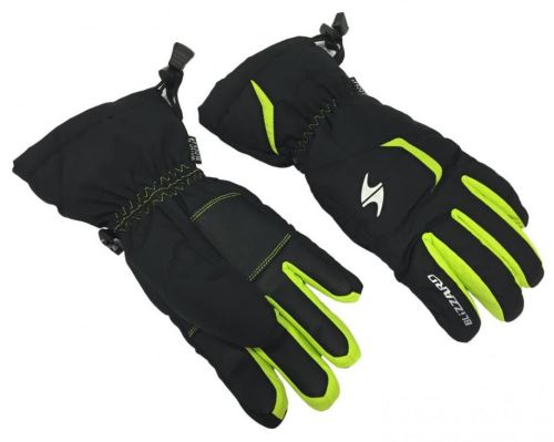 BLIZZARD Reflex junior ski gloves, black/green
