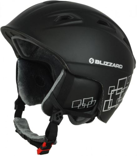 BLIZZARD Demon ski helmet, black matt/silver squares