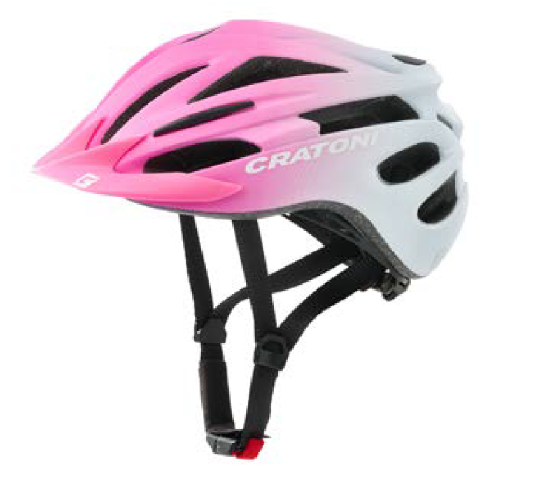 CRATONI Pacer Jr. 2022 Pink-White Matt - vel. XS-S (50-55cm) Bílá | Růžová