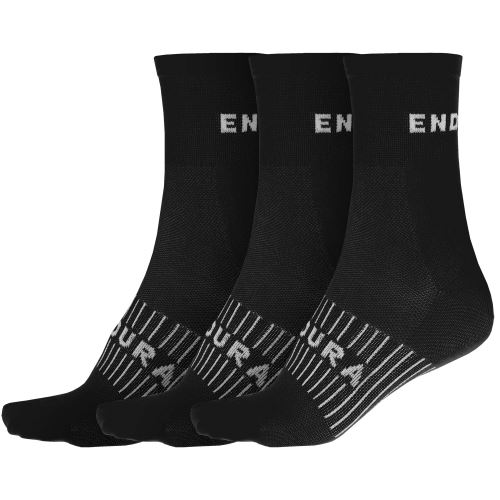 Endura Ponožky Coolmax Race (3-balení) Černá