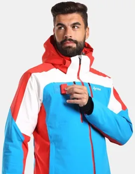 Prémiová unisex lyžařská bunda Kilpi DEXEN-U Modrá-červená