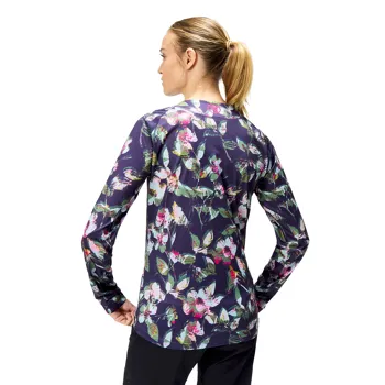 Endura dámský dres s dlouhým rukávem Floral LTD Printed L/S Tee Bramble