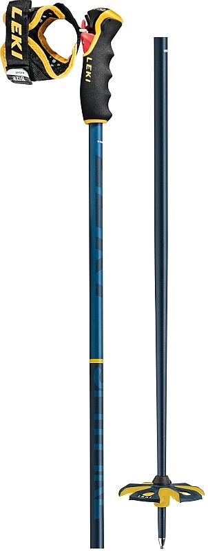 Hole Leki Spitfire 3D denimblue-aegeanblue-mustardyellow - délka: 130cm Modrá