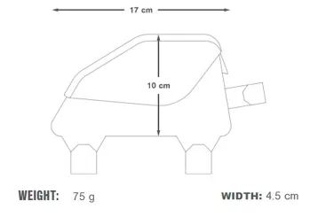 Brašna Apidura Racing top tube pack (0,5l)