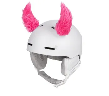 Etape dekorace na přilbu FUNNY KIT, růžová fluo