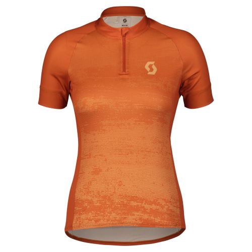 Dámský cyklistický dres SCOTT Endurance 30 kr. rukáv Braze Orange/Rose Beige