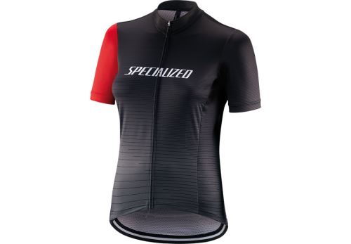 Specialized RBX Comp Logo Team SS Womens Jersey 2020 Black/Charcoal/Red