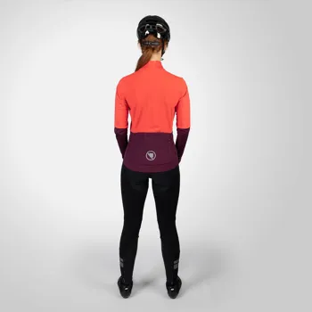 Endura dámský dres FS260 Jetstream s dlouhým rukávem Bramble