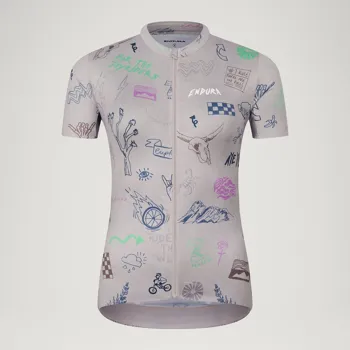 Endura dámský dres s krátkým rukávem Pro SL Print Titanium Endura dámský dres s krátkým rukávem Pro SL Print Titanium