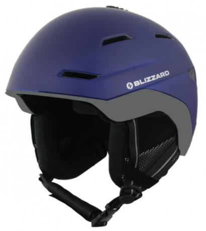 Helma BLIZZARD Bormio ski helmet, blue matt/blue matt