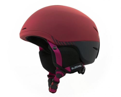 Helma BLIZZARD Speed ski helmet junior, bordeaux matt/grey matt - vel. 51-54cm