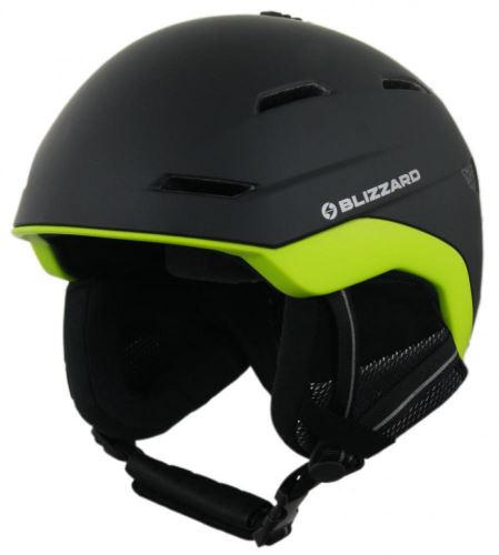 Helma BLIZZARD Bormio ski helmet, black matt/neon yellow matt