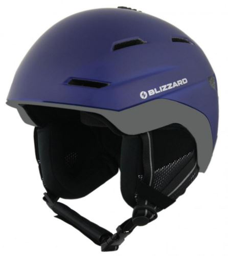 Helma BLIZZARD Bormio ski helmet, blue matt/anthracite metallic matt